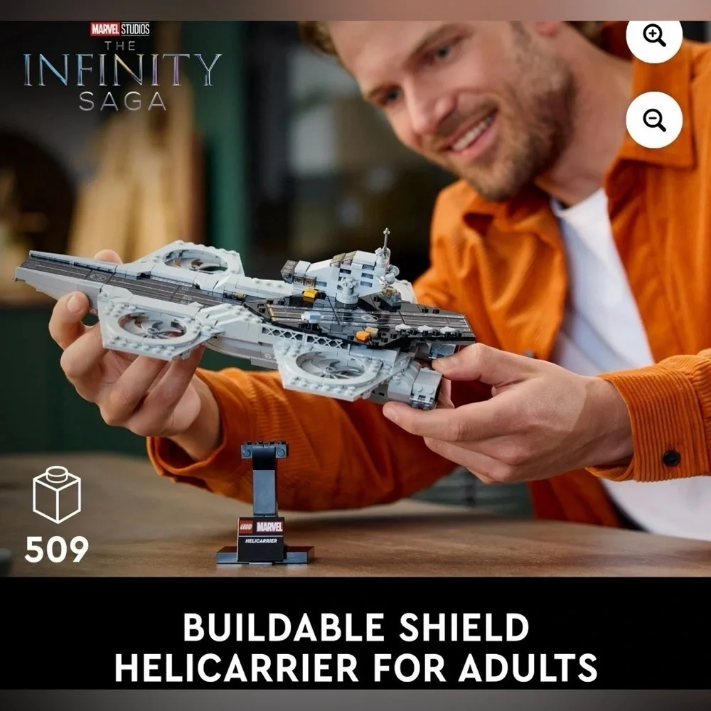LEGO Marvel The Avengers Helicarrier Building Set for Adults Gift for Christmas